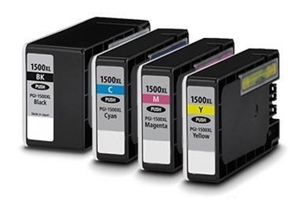 Compatible Canon PGI-1500XL Set Of 4 Cartridges (Black/Cyan/Magenta/Yellow)